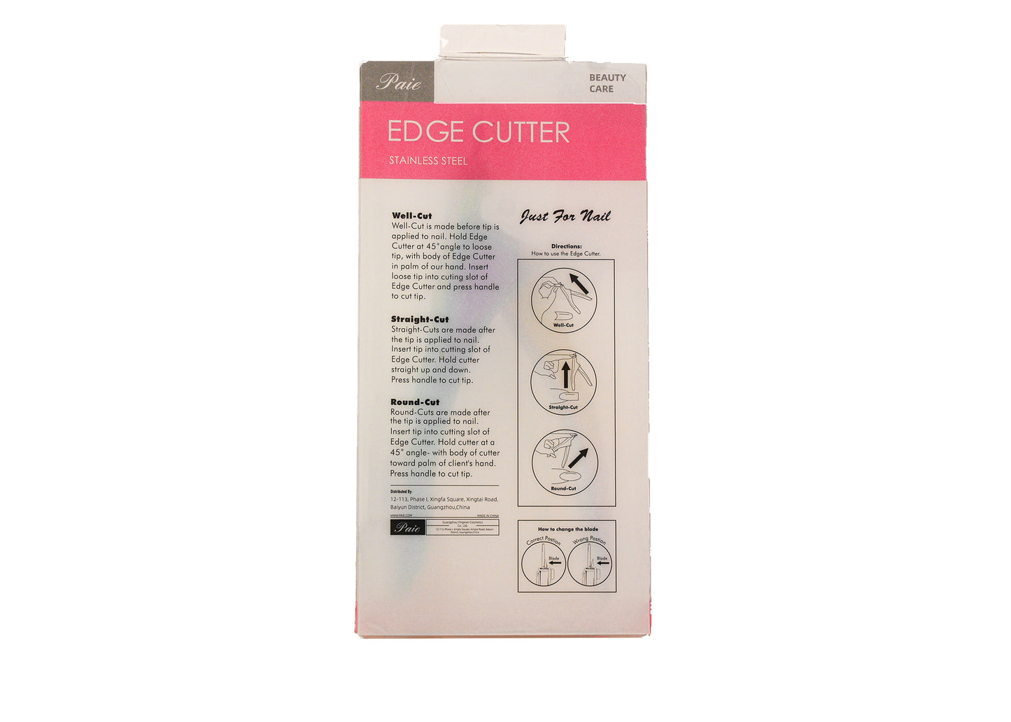 Edge Cutter Chrome Stainless Steel